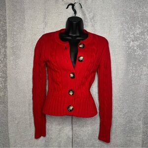 Flattering Vintage Old Navy Red Knit Sweater